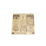Vetvrij papier zak Newspaper Brown 18 x 17 cm 500-pak