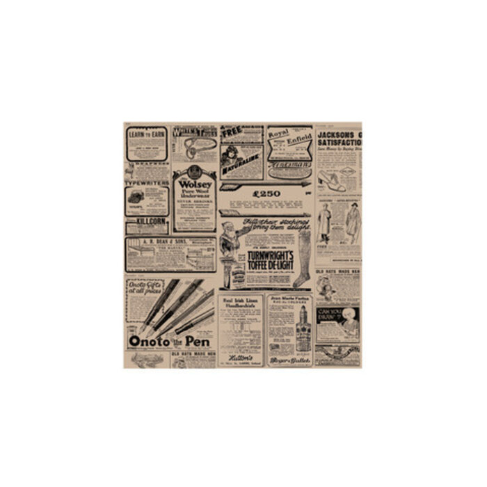 Stylepoint Vetvrij papier Newspaper brown 34 x 28 cm 500-pak