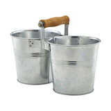 Gegalvaniseerde stalen duo serveeremmer 12 cm