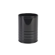 Gegalvaniseerde stalen beker zwart 1300 ml