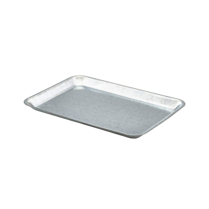 Stylepoint Op Bestelling: Gegalvaniseerd stalen schaal rechthoekig 31,5 x 21,5 cm