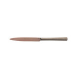 Tafelmes 18/10 mat choco/antraciet 24,1 cm – per 6 stuks