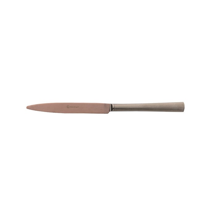 Stylepoint Op Bestelling: Tafelmes 18/10 mat choco/antraciet 24,1 cm – per 6 stuks
