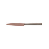 Dessertmes 18/10 mat choco/antraciet 20,5 cm – per 6 stuks