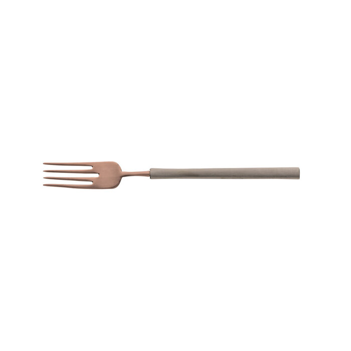 Stylepoint Op Bestelling: Visvork 18/10 mat choco/antraciet 20,4 cm – per 6 stuks
