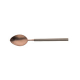 Theelepel 18/10 mat choco/antraciet 13,8 cm – per 6 stuks
