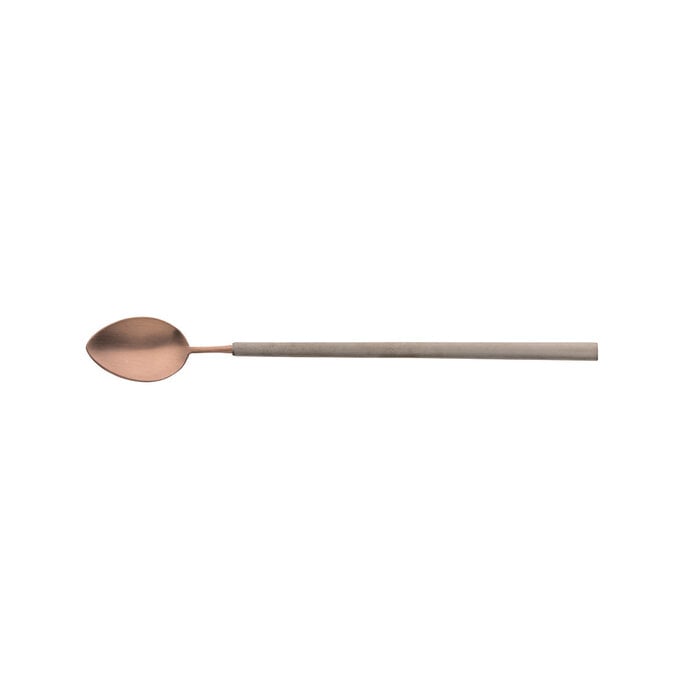 Stylepoint Op Bestelling: Sorbetlepel 18/10 mat choco/antraciet 21,0 cm – per 6 stuks