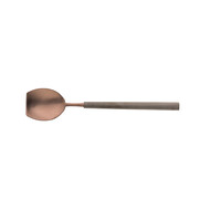 Ijs-/dessertlepel 18/10 mat choco/antraciet 12,8cm – per 6 stuks