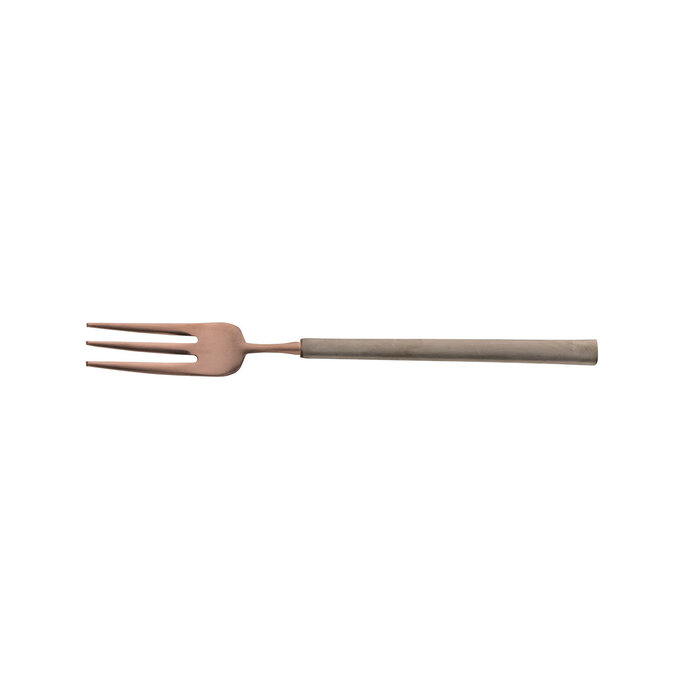 Stylepoint Op Bestelling: Gebaksvork 18/10 mat choco/antraciet 13,8cm – per 6 stuks