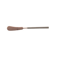Botermes 18/10 mat choco/antraciet 15,6 cm – per 6 stuks