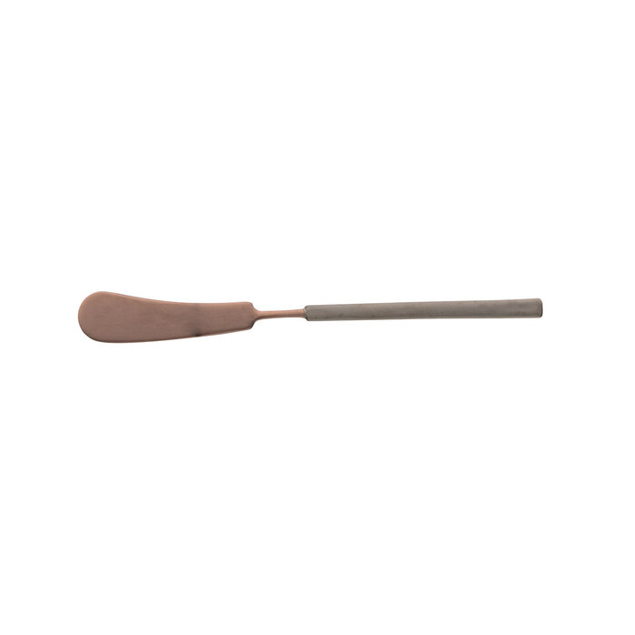 Stylepoint Op Bestelling: Botermes 18/10 mat choco/antraciet 15,6 cm – per 6 stuks