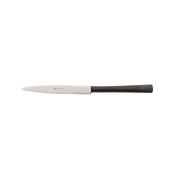 Stylepoint Op Bestelling: Tafelmes 18/10 vintage/mat zwart 24,1 cm – per 6 stuks