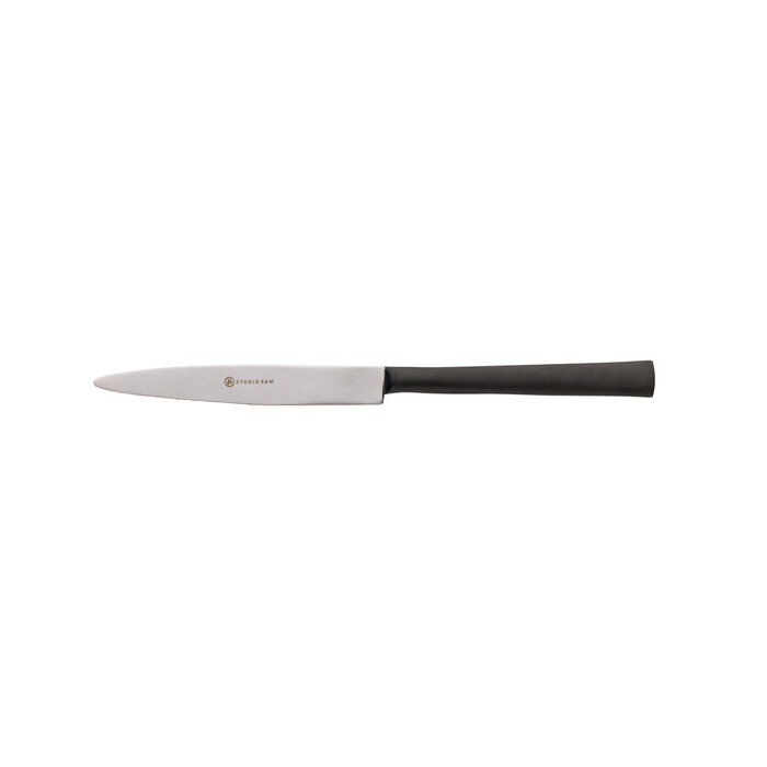 Stylepoint Op Bestelling: Dessertmes 18/10 vintage/mat zwart 20,5 cm – per 6 stuks