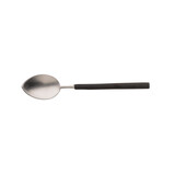 Koffielepel 18/10 vintage/mat zwart 10,3 cm – per 6 stuks