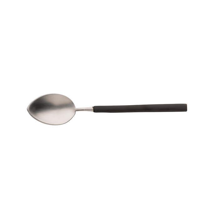 Stylepoint Op Bestelling: Koffielepel 18/10 vintage/mat zwart 10,3 cm – per 6 stuks
