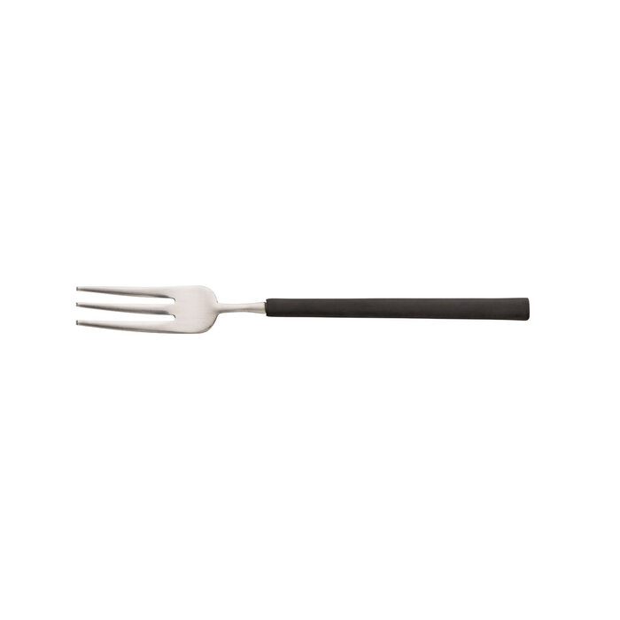 Stylepoint Op Bestelling: Gebaksvork 18/10 vintage/mat zwart 13,8 cm – per 6 stuks