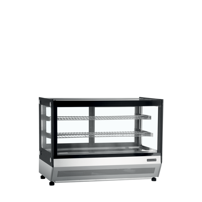 TEFCOLD Koelvitrine - countertop LCT900F/BLACK