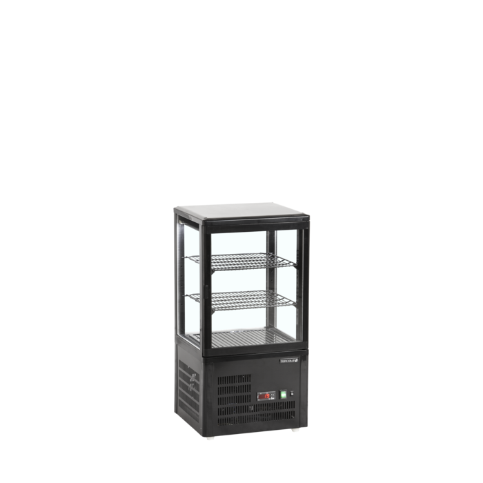 TEFCOLD Koelvitrine - countertop UPD60-BLACK