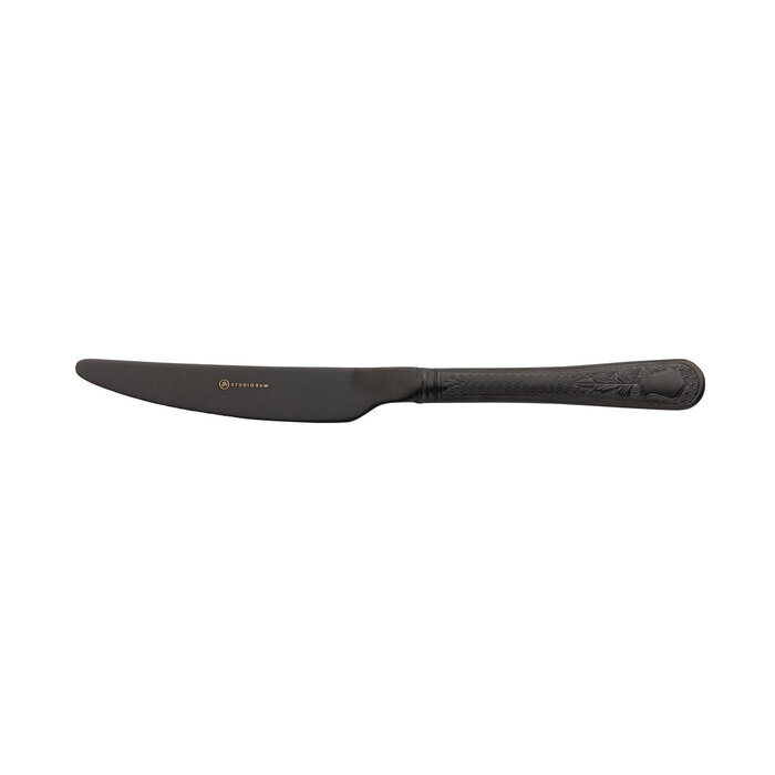 Stylepoint Op Bestelling: Tafelmes 18/10 Classic black 23,6 cm – per 6 stuks