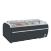 TEFCOLD Antraciet supermarktvriezer TWIN 220A-F