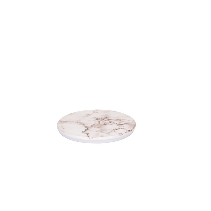 Stylepoint Plateau marble white round 18 cm – per 12 stuks