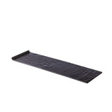 Melamine plateau grijs 59 x18 cm – per 3 stuks