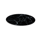 Plateau marmer zwart rond 33cm – per 3 stuks