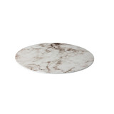 Plateau marmer wit rond 33cm – per 3 stuks