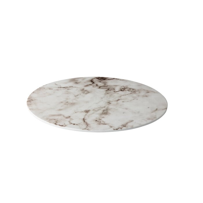 Stylepoint Plateau marmer wit rond 33cm – per 3 stuks