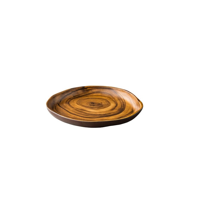 Stylepoint African wood rond bord 24 x 3 cm – per 6 stuks