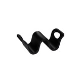 Taco holder zwart 12 x 5,5 x 4 cm – per 12 stuks