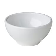 Rond bakje wit 8,9 x 4,5 cm – per 12 stuks