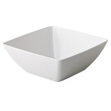 Gebogen vierkante bak wit 19 x 19 x 10 cm – per 6 stuks