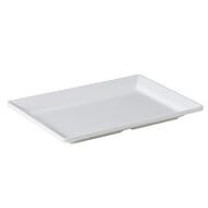 Rechthoekig bord met smalle rand wit 21 x 30 x 3 cm – per 3 stuks