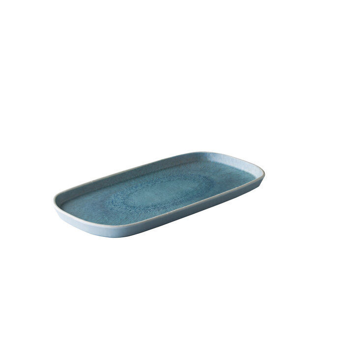 Stylepoint Ocean bord rechthoekig lichtblauw 36,9 x 18 cm – per 6 stuks