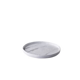 Bord stapelbaar marmer 21 cm – per 12 stuks