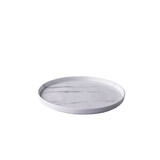 Bord stapelbaar marmer 27,3 cm – per 12 stuks