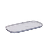 Rechthoekig bord marmer 36,9 cm – per 6 stuks