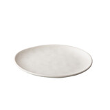 Pebble Cream organisch bord 26,5 cm – per 12 stuks