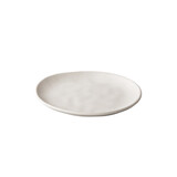 Pebble Cream organisch bord 23 cm – per 12 stuks