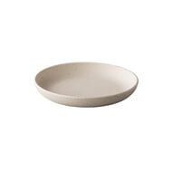 Pebble Cream organisch diep bord 21,5 cm – per 6 stuks