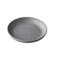 Pebble Grey organisch diep bord 21,5 x 3,2 cm – per 6 stuks