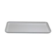 Eterna bord rechthoekig melamine grijs 32,5 x 17,6 x 1,6 cm – per 6 stuks