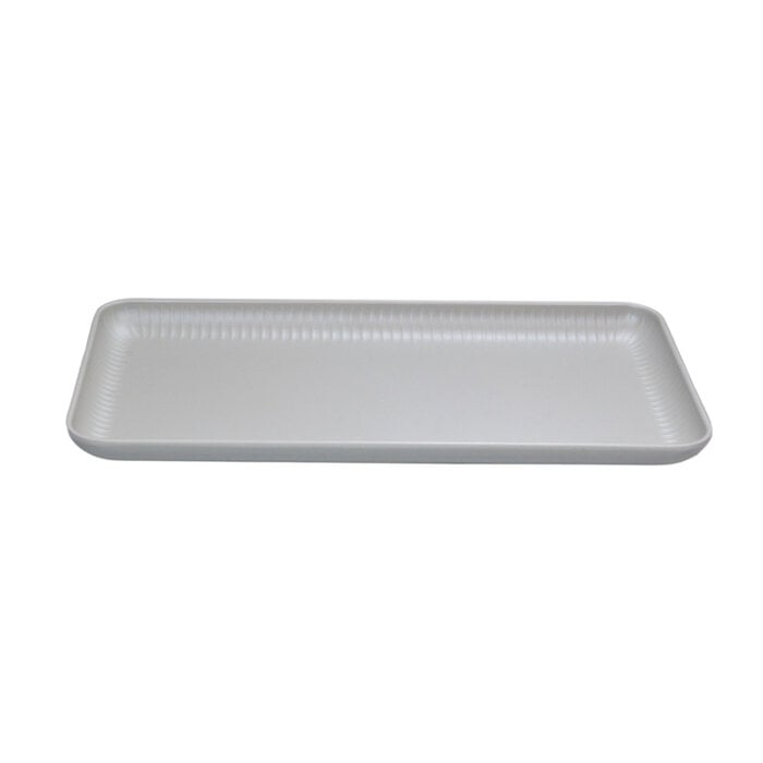 Stylepoint Eterna bord rechthoekig melamine grijs 32,5 x 17,6 x 1,6 cm – per 6 stuks