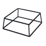 Buffetverhoger antislip zwart 20 x 18 x 8 cm