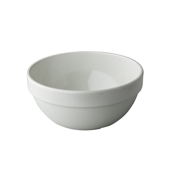 Stylepoint Stapelbare schaal wit 26 cm – per 6 stuks