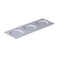 Serveerschaal met 3 uitsparingen 34,2 x 11,7 cm – per 6 stuks
