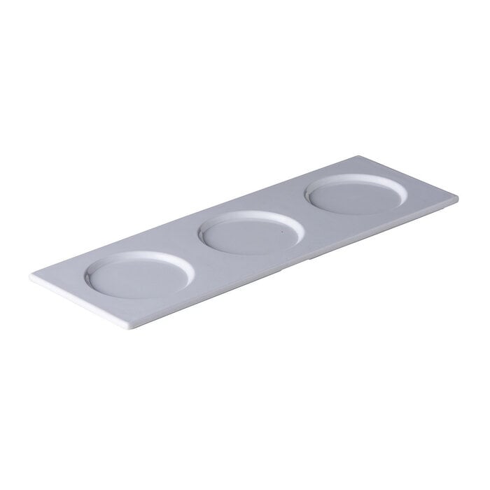 Stylepoint Serveerschaal met 3 uitsparingen 34,2 x 11,7 cm – per 6 stuks