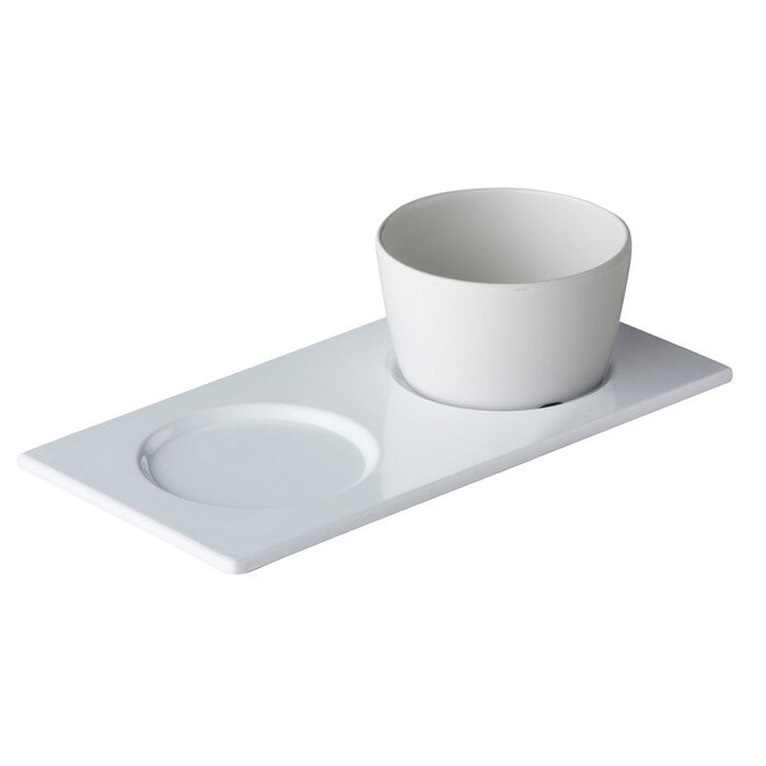 Stylepoint Serveerschaal met 2 uitsparingen 26,5 x 13,5 cm – per 6 stuks