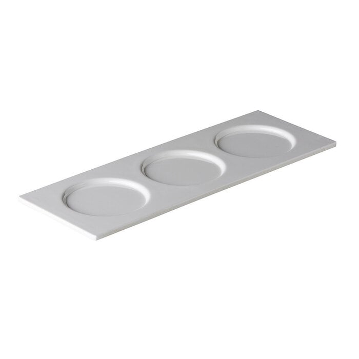 Stylepoint Serveerschaal met 3 uitsparingen 38,5 x 13,5 cm – per 6 stuks